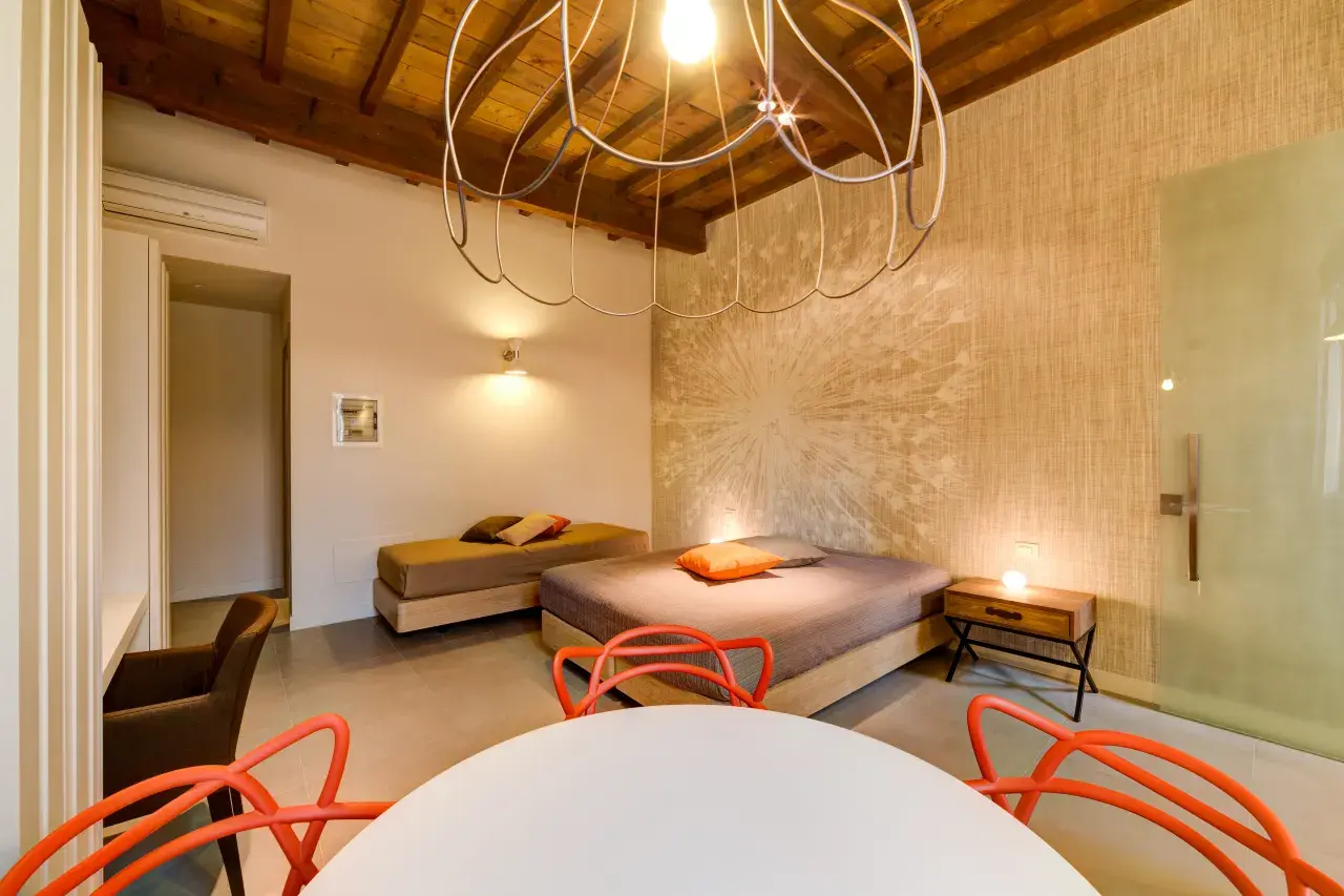 Side shot of the Mono Smart apartment interiors.