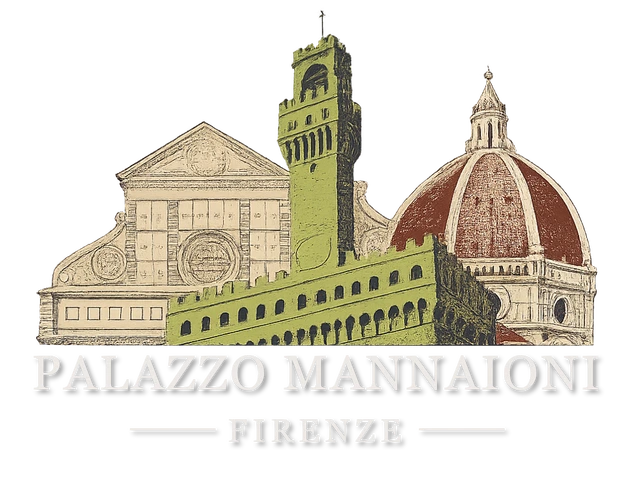 Logo of Palazzo Mannaioni, suites in Florence.
