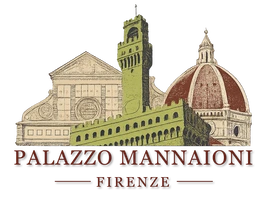 Logo of Palazzo Mannaioni, suites in Florence.